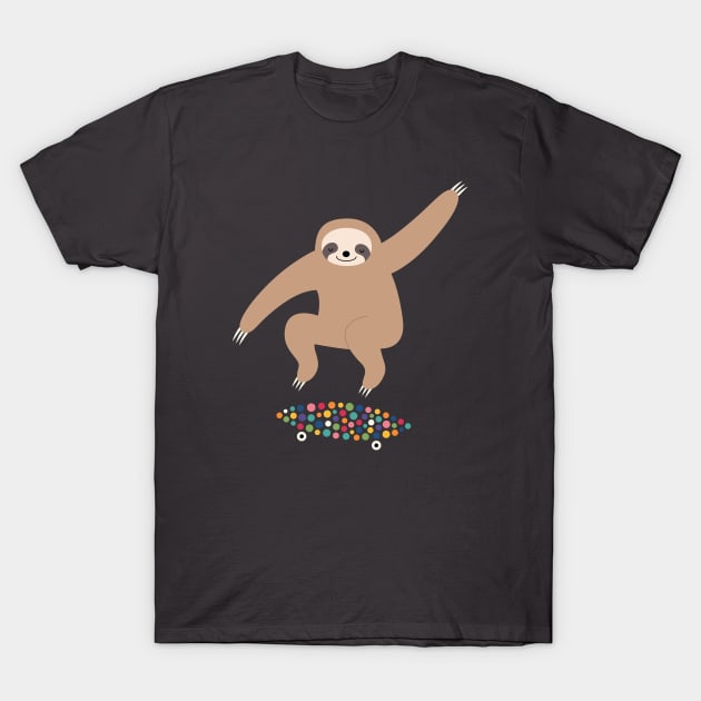 Sloth Gravity T-Shirt by AndyWestface